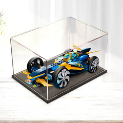 亚克力高透明乐高71752幻影忍者水下极速战车积木防尘盒罩收纳盒