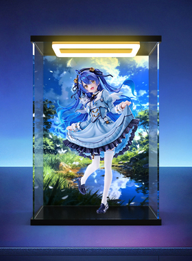 FNEX 虚拟主播-彩虹社 天宫心 亚克力主题背景灯光防尘罩展示柜