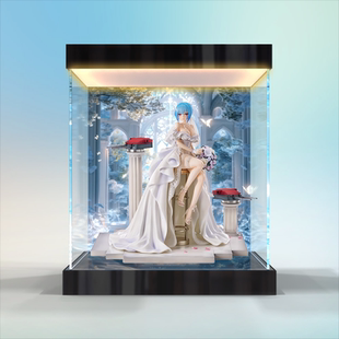 适用CALBONE 战舰少女R 欧根亲王 我心永恒 模型灯箱亚克力收纳柜