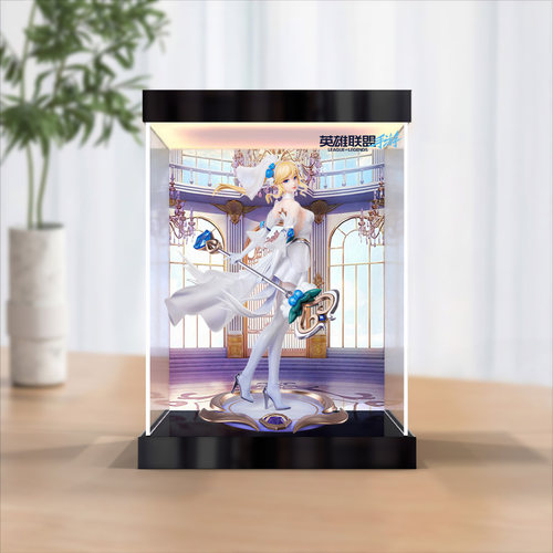 佳寻适用Myethos Gift+系列英雄联盟 水晶玫瑰拉克丝灯箱展示柜