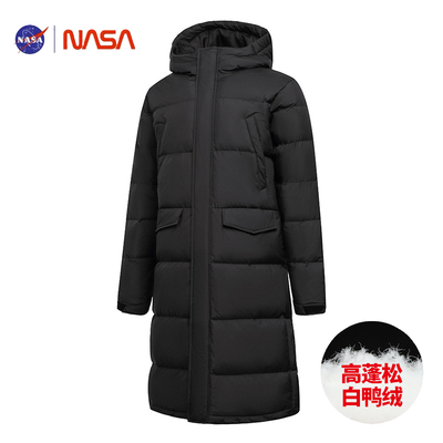 NASA联名加厚长款情侣羽绒服