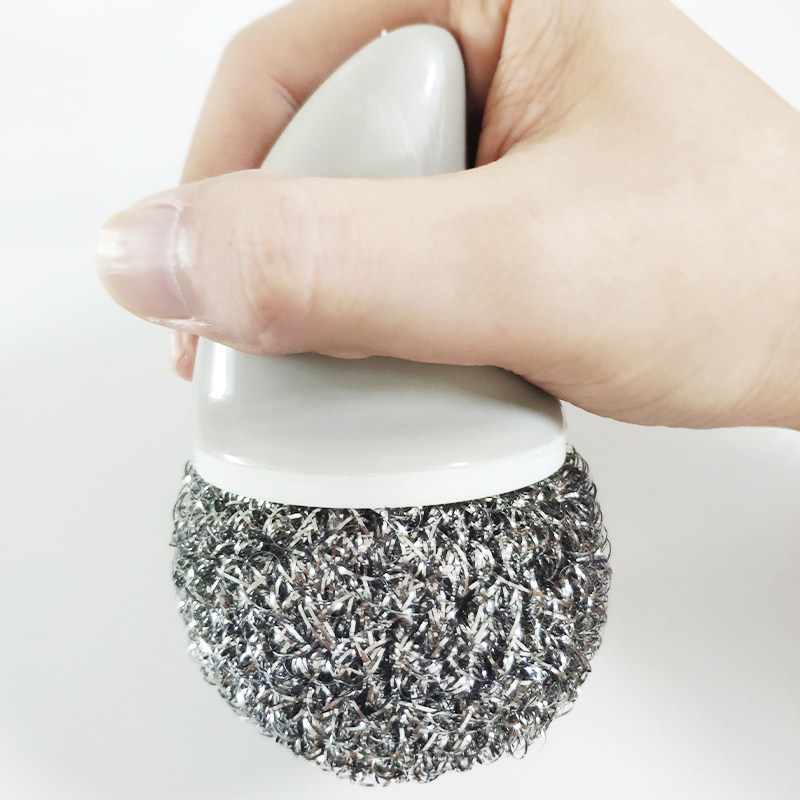 钢丝球创意鲨鱼鳍带手柄清洁球不锈钢钢可拆卸锅刷盘子刷碗锅刷子