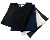 oversize落肩300克阿美咔叽简约宽松重磅纯棉纯色圆领男女短袖