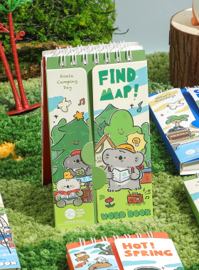 可遮挡单词本艾宾浩斯英语单词记忆本迷你便携式随身记考研高中英语背单词小本子韩语四六级记忆线圈本初中生