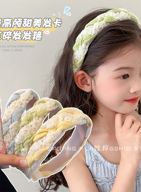 儿童发箍女童不勒头宽边压发发捆2026新款防滑头窟女款头箍发卡女