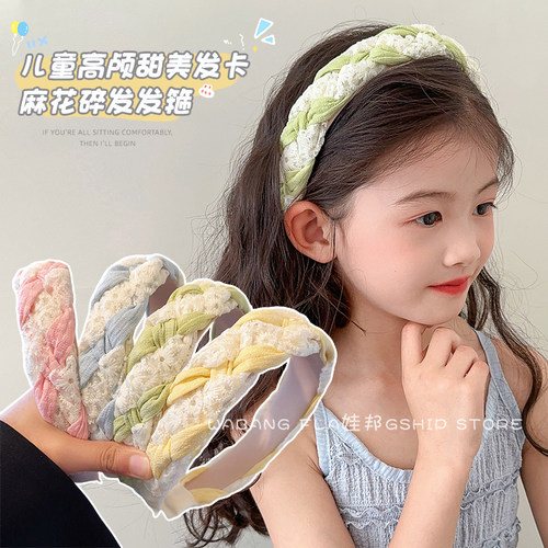 儿童发箍女童不勒头宽边压发发捆