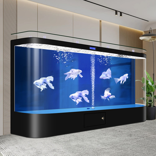 超大型背过滤金鱼缸免换水族箱
