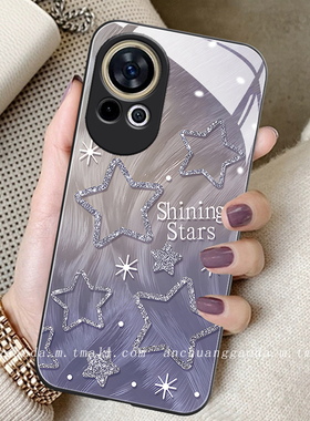 羽纱星星适用华为nova13手机壳nova12pro女11se新款hinova10液态玻璃8pro高端nova9防摔全包7保护套简约