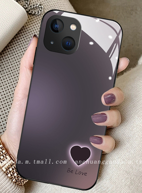 情侣爱心适用苹果15手机壳iphone14promax女13新款12钢化玻璃11保护套x/xs防摔17全包8plus高端7p简约se2
