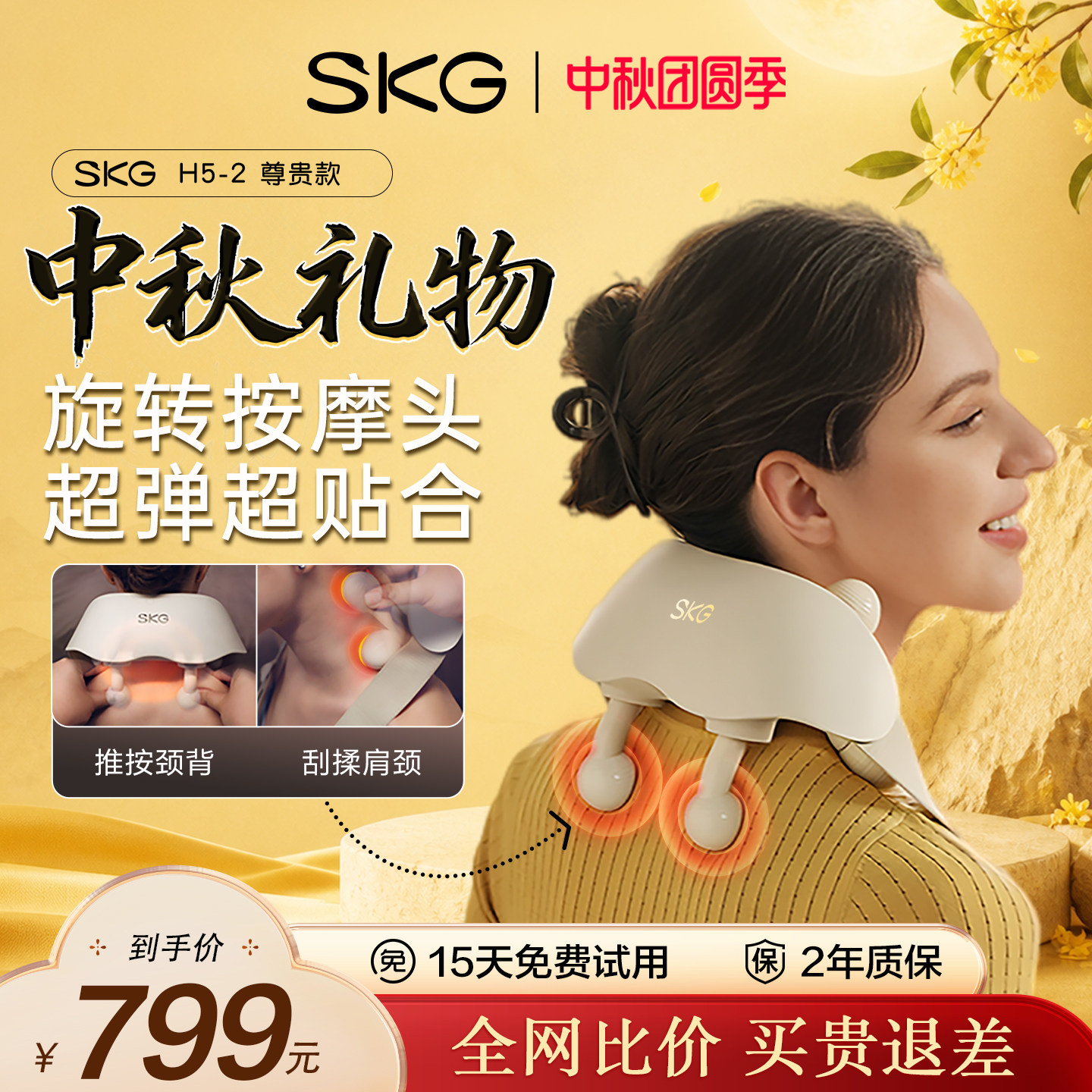 SKG肩颈按摩仪肩颈放松礼物推荐图片