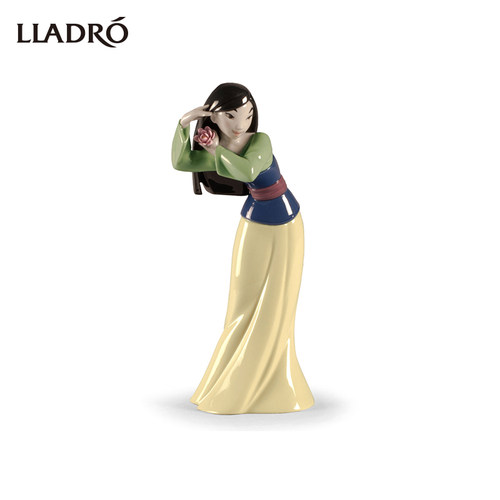 lladro雅致木梳妆造型摆件乔迁