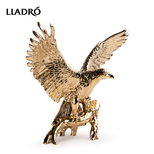 LLADRO雅致 自由之鹰系列 陶瓷摆件创意家居饰品乔迁礼物