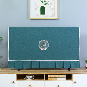 新款电视机罩2023电视剧盖布简约现代65寸55开机不取电视机防尘帘