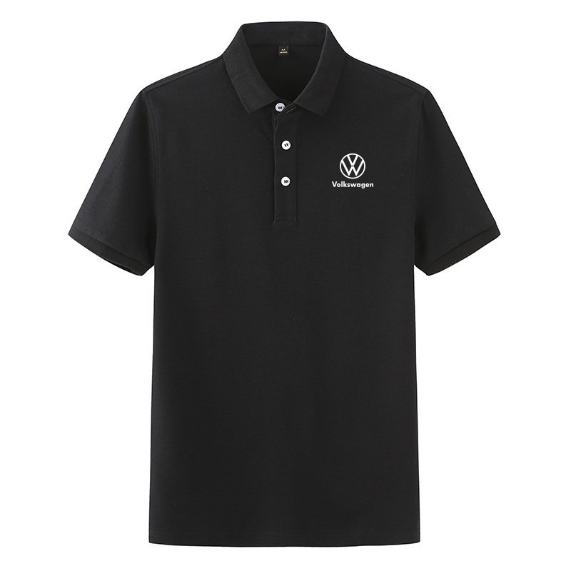 夏季上汽大众车标t恤短袖翻领polo衫定制印字logo工作服4s店工装