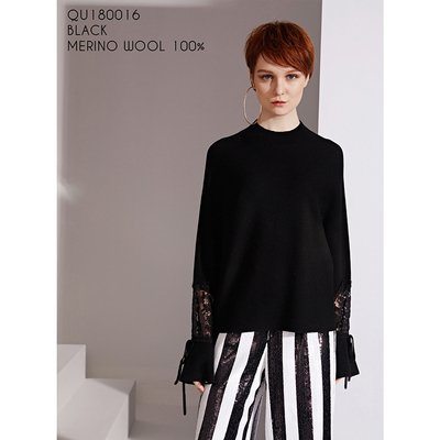 TASMANAUS针织喇叭袖羊毛衫