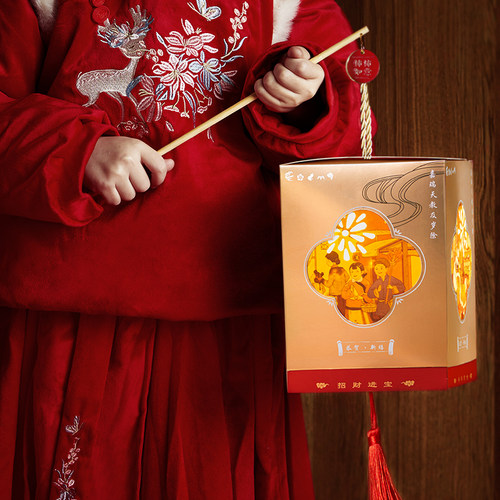 手提灯笼礼盒久厘传统节日包装盒
