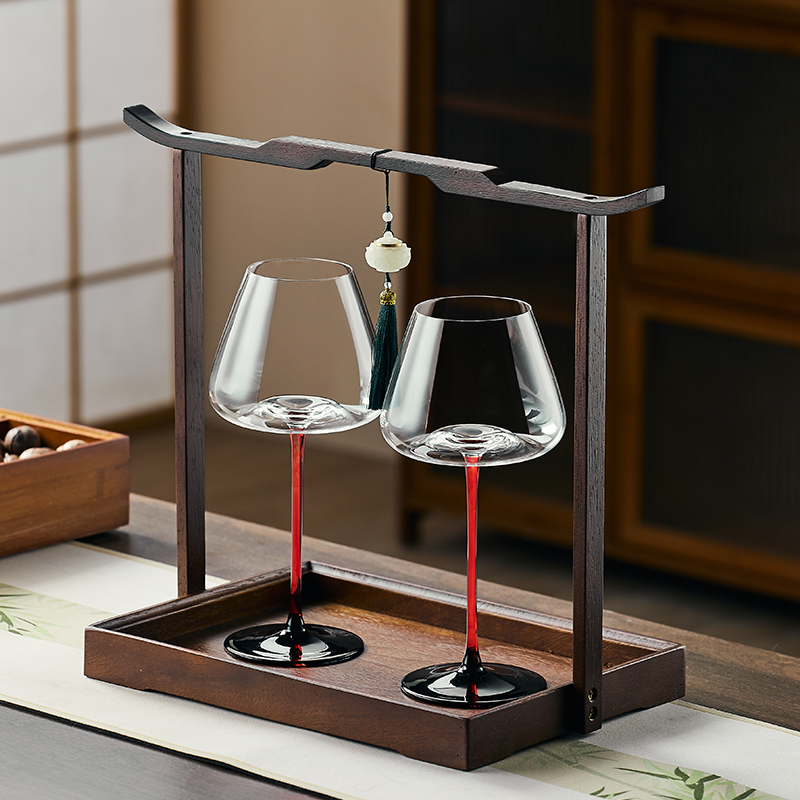 红酒杯套装水晶玻璃勃艮第高档