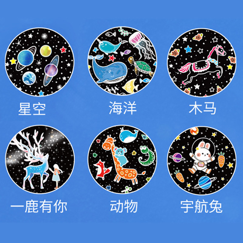 投影灯灯片配件卡通图案【圆形灯片+长条灯片】尺寸参考选项图片
