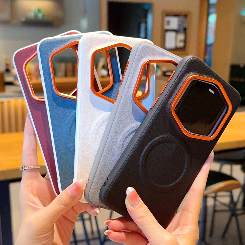 适用荣耀Magic7RSR手机壳全包防摔高级感金甲Magic7RSR保护套网红皮纹高档商务磁吸60料