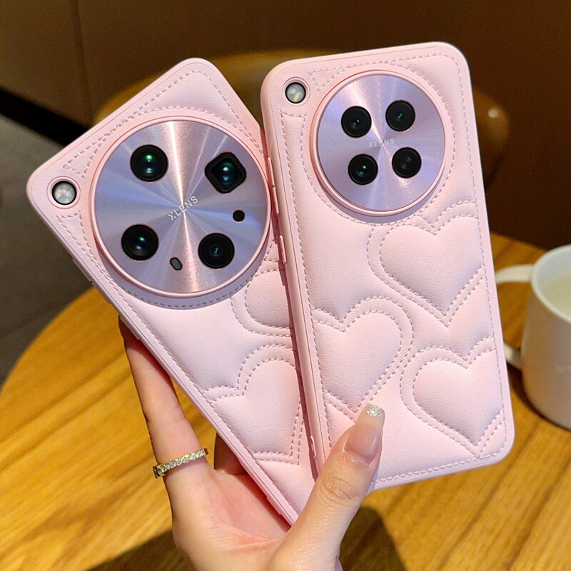 适用OPPOFindX8S手机壳全包防摔爱心粉OPPOFindX8s+保护套高级感简约FindX8Ultra超薄喷油女款