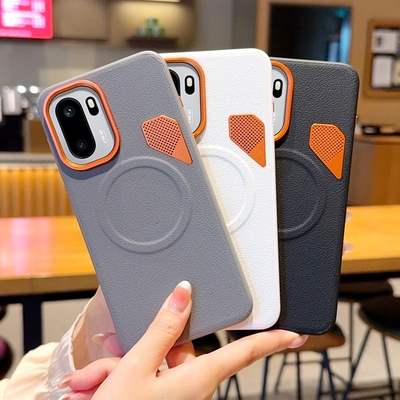 适用于一加Ace6手机壳全包防摔金甲磁吸散热五金一加Ace6保护套创意便捷新款简约时尚商务男女潮款