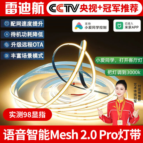 接入米家灯带全光谱护眼小爱同学