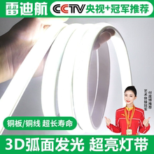 灯带led灯条超亮客厅吊顶家装三色变光软灯条户外防水线形灯220v
