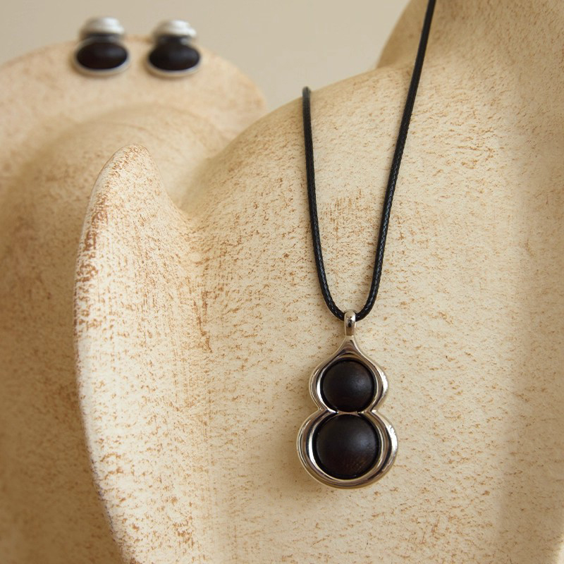 S925纯银葫芦项链2025新款轻奢小众设计高级感长款秋天毛衣链配饰