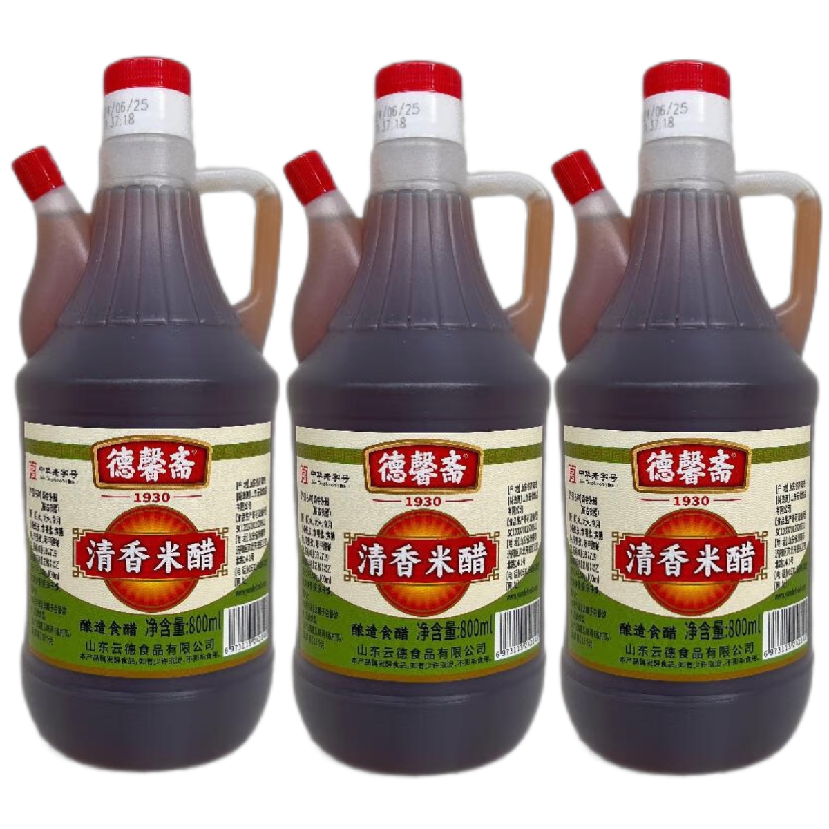 德馨斋清香米醋800ml桶炒菜凉拌菜酿造食醋泡腊八蒜醋米醋蘸饺子