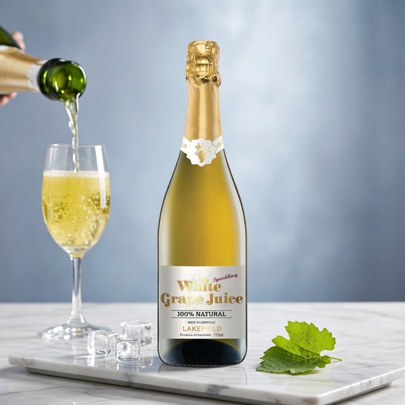 无醇起泡白葡萄汁雷克菲尔澳大利亚原装原瓶无酒精气泡葡萄果汁