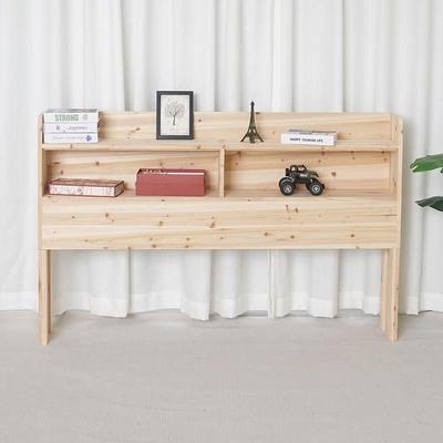 实木床头靠背板榻榻米带收纳储物靠板简约落地1.8床头1.5床头