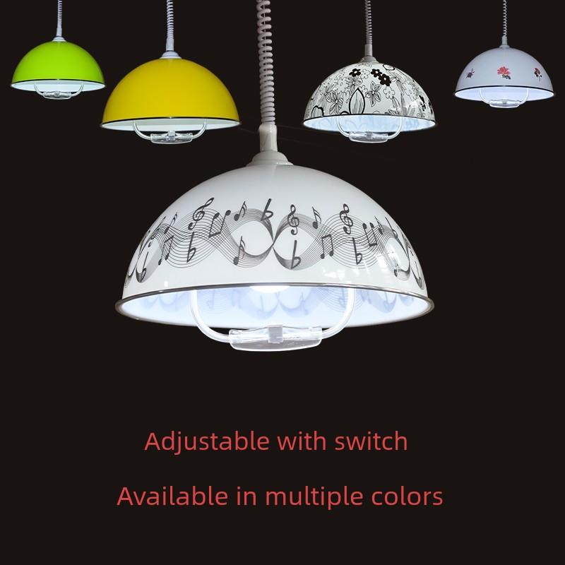 带开关的升降灯，餐厅书桌，美容院可伸缩灯，麻将棋牌室，可随意