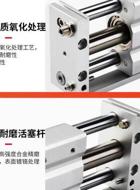 RMT无杆气缸CY1S-10/15/20/25/32/40-100/150 MRU磁偶式滑台导杆