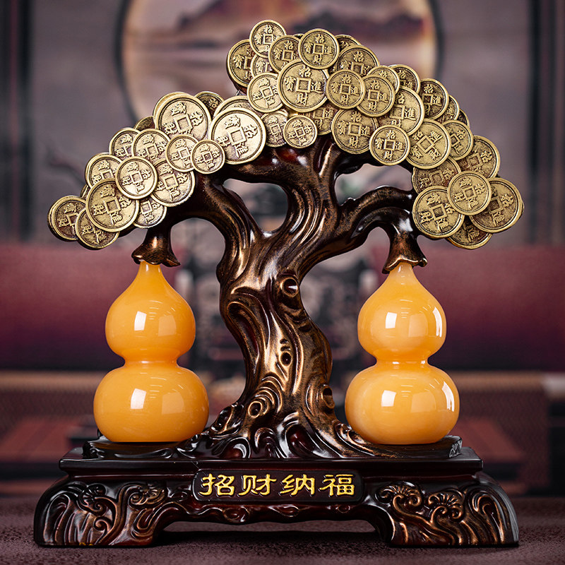 葫芦客厅天然玉石藏钰福