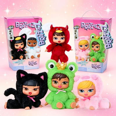 Bratz贝兹娃娃盲盒Bratziez Iconz正版毛绒公仔挂件盲盒MGA贝拉兹