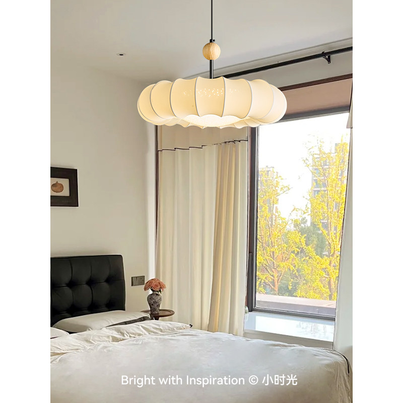 新款宋代美学布艺吊灯中古风复古卧室灯原木风高级感书房复古灯具,家装灯饰光源,餐厅吊灯,淘宝优惠券,粉丝福利购,淘宝优惠卷