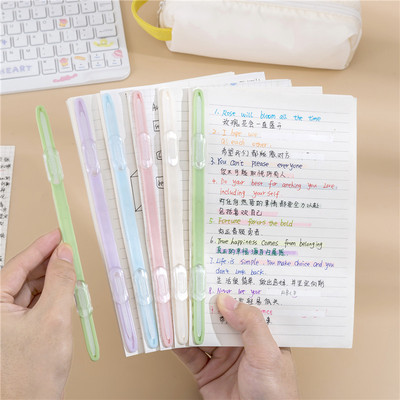 原子夹双孔文件夹装订成册神器资料打孔活页夹塑料夹条彩色环扣办公用学生学习文具本子试卷分类收纳整理工具