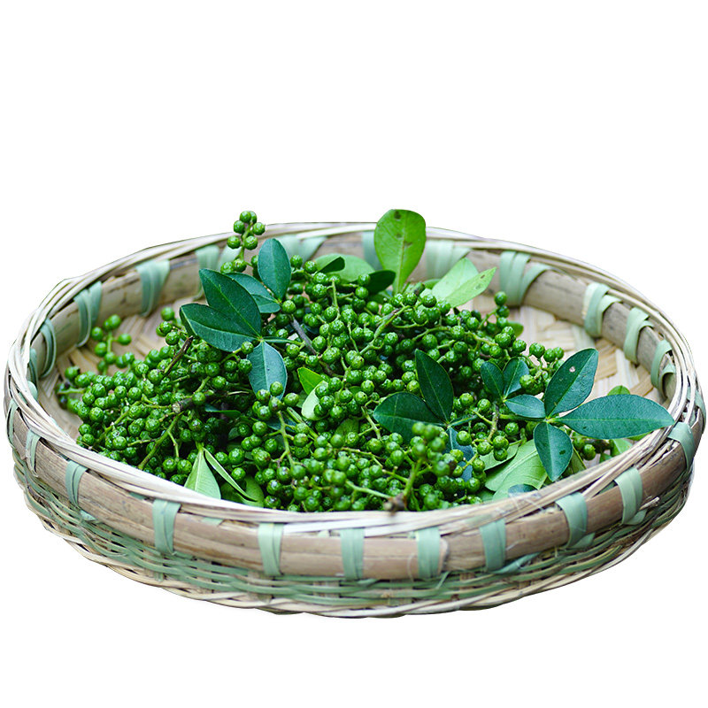青花椒新鲜藤椒四川新花椒生麻椒鲜青藤椒叶特产350g真空保鲜花椒