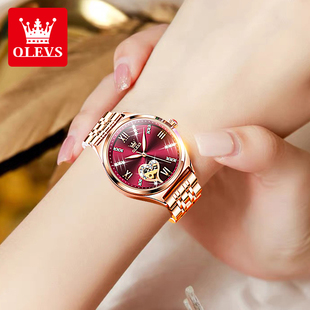 高端全自动女士轻奢腕表 机械表女式 礼物正品 名牌女士手表2026新款