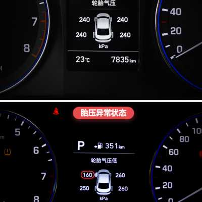 新品专用于现代名图胎压监测 1719款名图改装原车仪表盘显示实时