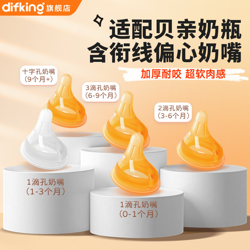 DIFKING偏心奶嘴重力球适配贝亲图片
