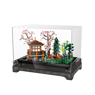 LYB乐一百适用乐高10315禅境花园亚克力展示盒创意高手系列防尘罩