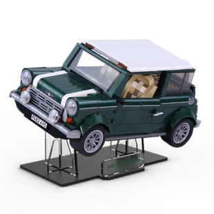 Light your bricks模型支架适用乐高10242miniCooper亚克力展示架