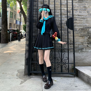 零度旋律/零度句号原创jk水手服长袖正版校供制服日系学院风套装