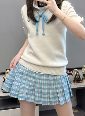 零度/零度句号原创正版jk制服格裙日系学院风半身裙漫画感百褶裙