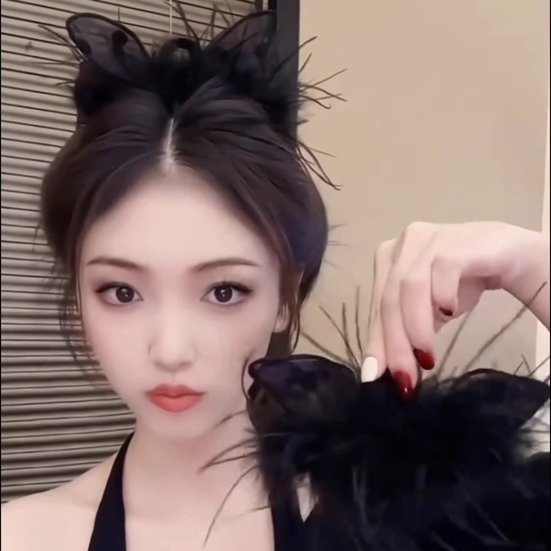 设计感网纱羽毛抓夹百搭网红发饰盘发夹子头饰爆款黑色头花鲨鱼夹,饰品/流行首饰/时尚饰品新,发饰,淘宝优惠券,粉丝福利购,淘宝优惠卷