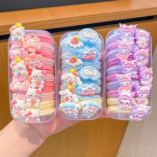 儿童新款发绳库洛米毛巾圈不伤发小女孩宝宝扎头发绳高力橡皮筋