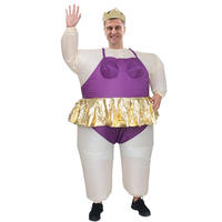 New best-selling sumo costumes on Amazon, Halloween party performance props, funny chubby dolls, inflatable clothes thumbnail 6