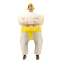 New best-selling sumo costumes on Amazon, Halloween party performance props, funny chubby dolls, inflatable clothes thumbnail 5