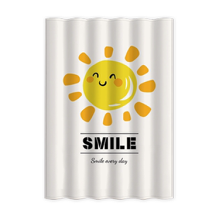 厨房窗帘防水防油防晒遮光免打孔滑轨布帘卧室卫生间小窗户遮挡帘